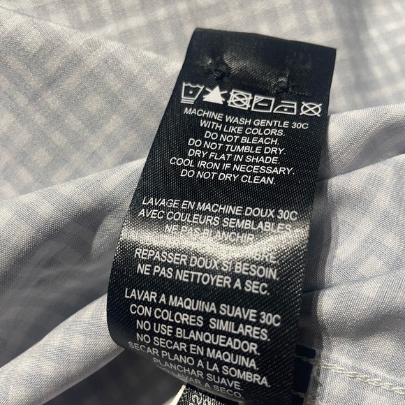 Karl Lagerfeld Navy and White Patterned Shirt Size XXL - Picture 8 of 8